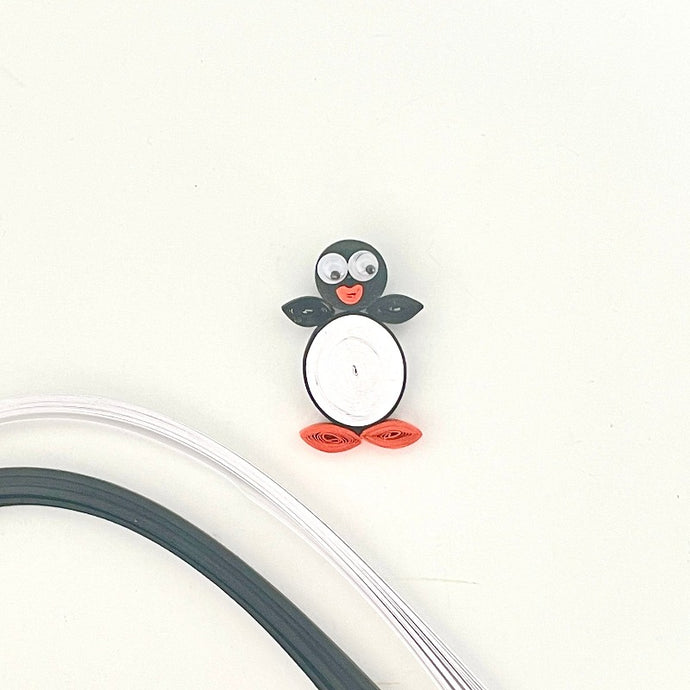 Paper Quilled Penguin